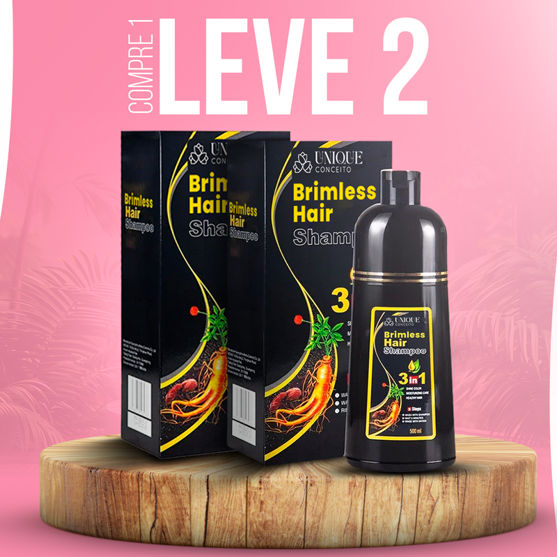 [PROMOÇÃO] COMPRE 1 LEVE 2!!! Shampoo Paint Hair Brimless Unique Natural 3 em 1 (Dura até 6 Meses) +E-BOOK ESPECIAL DE BRINDE!