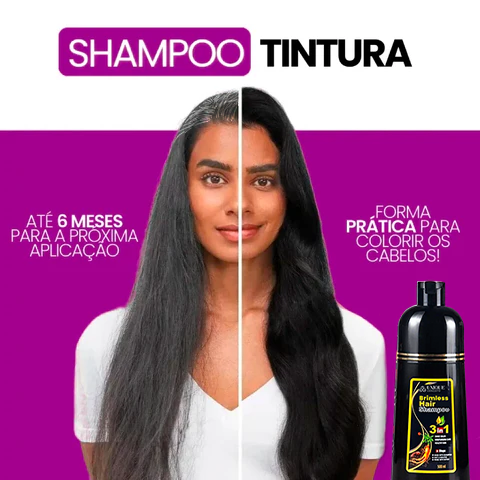 [PROMOÇÃO] COMPRE 1 LEVE 2!!! Shampoo Paint Hair Brimless Unique Natural 3 em 1 (Dura até 6 Meses) +E-BOOK ESPECIAL DE BRINDE!